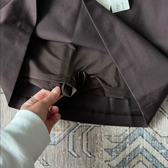 Abercrombie & Fitch Forme Scarlett Mini Skort Coffee Brown Size XS - Picture 7 of 8